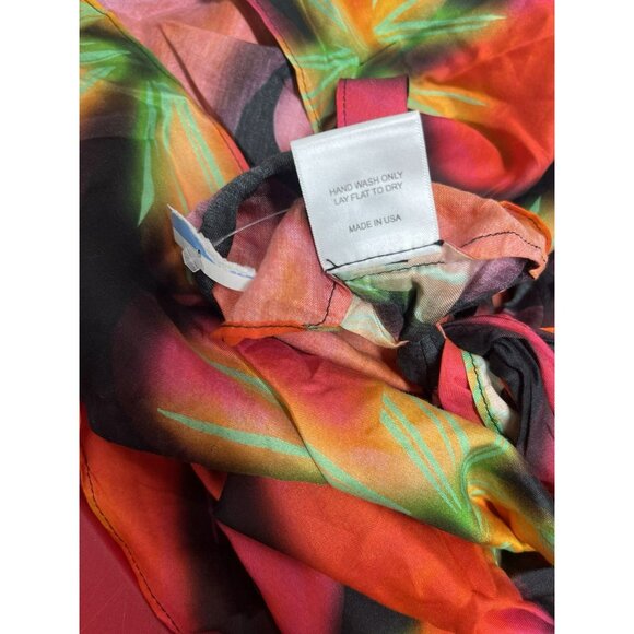 Louisa Ballou NEW Silk Cotton Midi Wrap Skirt Swim Coverup One Size Fits Most - Picture 6 of 9